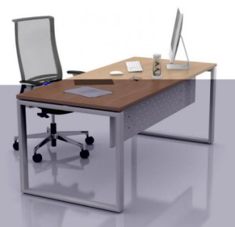 Table de bureau à pieds métalliques - Devis sur Techni-Contact.com - 1