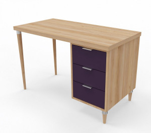 Table de bureau avec 3 tiroirs