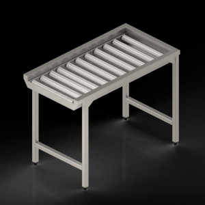 Table de laverie inox à rouleaux - Devis sur Techni-Contact.com - 4