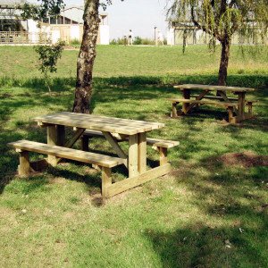 Table de pique nique en bois à poser - Devis sur Techni-Contact.com - 4