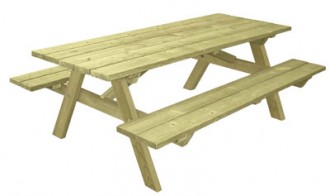 Table de pique-nique en bois - Devis sur Techni-Contact.com - 1