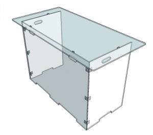 Table de service plexiglas - Devis sur Techni-Contact.com - 4