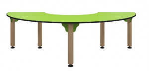 Table demi-lune crèche - Devis sur Techni-Contact.com - 1