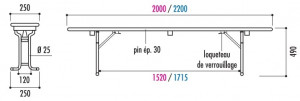 Table et banc brasserie pliant - Devis sur Techni-Contact.com - 4