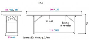 Table et bancs pliants de collectivité - Devis sur Techni-Contact.com - 3