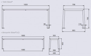 Table et banquette de pique-nique - Devis sur Techni-Contact.com - 3