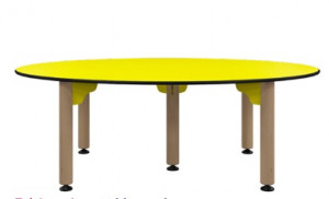 Table ovale crèche