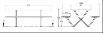 Table de pique-nique - Devis sur Techni-Contact.com - 3