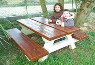 Table pique nique béton enfant - Devis sur Techni-Contact.com - 1