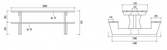 Table pique-nique bois traité - Devis sur Techni-Contact.com - 2