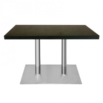 Table rectangulaire bois mélaminé couleur Wengé