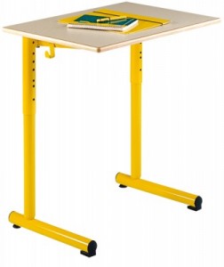 Table scolaire réglable monoplace