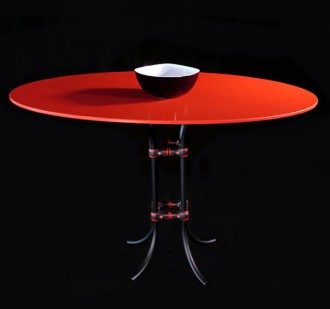 Table restaurant plateau rond - Devis sur Techni-Contact.com - 1