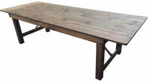 Table rustique pliante en  bois - Devis sur Techni-Contact.com - 1