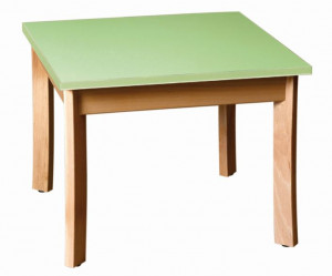 Table carrée scolaire 60 x 60 cm