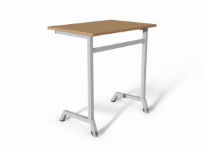 Table scolaire sur 2 roulettes à l’avant - Devis sur Techni-Contact.com - 1