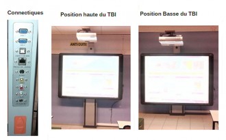 Tableau blanc interactif ajustable en hauteur - Devis sur Techni-Contact.com - 2