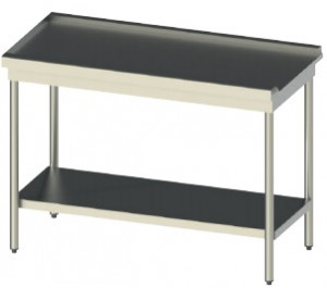 Tables de sortie en inox avec pieds carrés - Devis sur Techni-Contact.com - 1