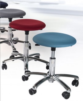 Tabouret d'atelier ergonomique rembourré - Devis sur Techni-Contact.com - 2