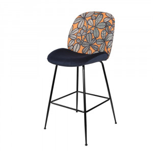 Tabouret de bar avec dossier à motifs - Devis sur Techni-Contact.com - 1