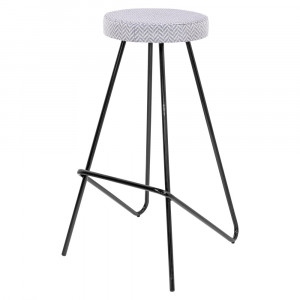 Tabouret de bar avec dossier à motifs - Devis sur Techni-Contact.com - 5