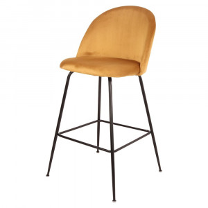 Tabouret de bar en acier et tissu - Devis sur Techni-Contact.com - 1