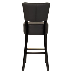 Tabouret en simili cuir noir - Devis sur Techni-Contact.com - 1