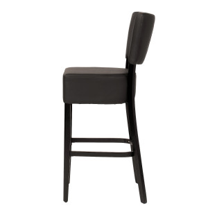 Tabouret en simili cuir noir - Devis sur Techni-Contact.com - 3