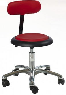 Tabouret ergonomique télescopique avec dossier - Devis sur Techni-Contact.com - 1