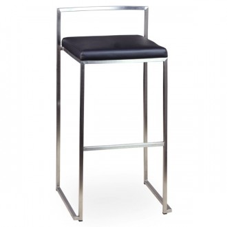 Tabouret haut assise en simili cuir - Devis sur Techni-Contact.com - 2