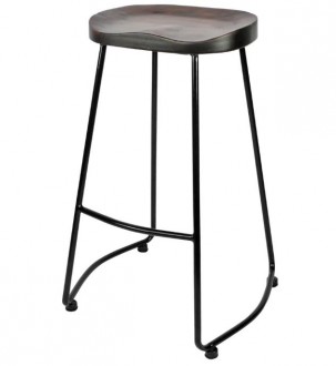 Tabouret haut style industriel - Devis sur Techni-Contact.com - 1