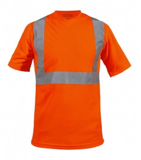 Tee shirt col V de signalisation - Devis sur Techni-Contact.com - 2