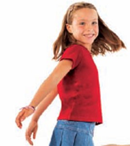 Tee-shirt personnalisable manches courtes enfant côte 1x1 - Devis sur Techni-Contact.com - 1