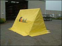 Tentes de chantier PVC hauteur 200 cm - Devis sur Techni-Contact.com - 1