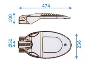 Lanterne LED d'éclairage public - Devis sur Techni-Contact.com - 4