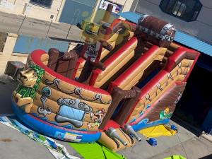 Toboggan Gonflable bateau des moussaillons