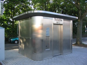 Toilettes exterieures Personnalisés en inox brossé - Devis sur Techni-Contact.com - 1