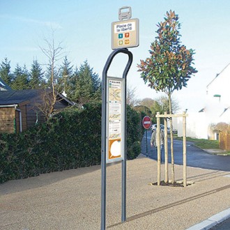 Totem arrêt de bus