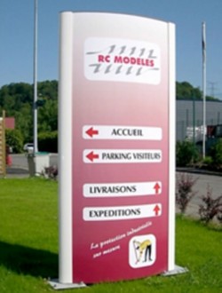 Totem de communication aluminium - Devis sur Techni-Contact.com - 4