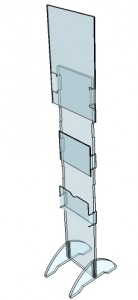 Totem modulable plexiglas - Devis sur Techni-Contact.com - 3