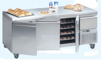 Tour pâtissier réfrigéré dessus inox - Devis sur Techni-Contact.com - 1