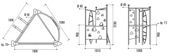 Jeu structure acier inoxydable  - Devis sur Techni-Contact.com - 2