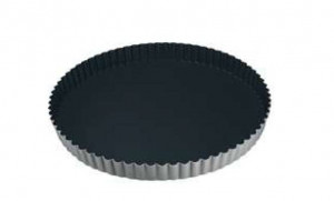 Moule à tarte cannelé  Ø 320 mm (Lot de 3) - Devis sur Techni-Contact.com - 1