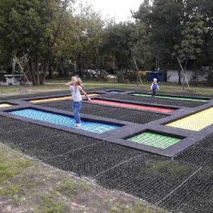 Trampoline Kariboo pour aire de jeux