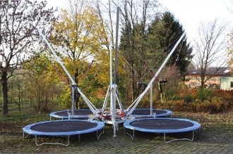 Trampoline pour extérieur sur remorque - Devis sur Techni-Contact.com - 1