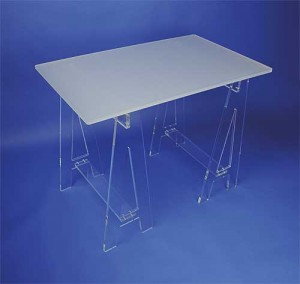 Tréteaux plexi cristal - Devis sur Techni-Contact.com - 3