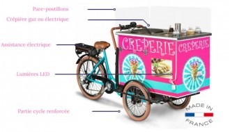 Location triporteur électrique pour vente ambulante de crêpes - Devis sur Techni-Contact.com - 1