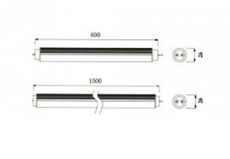 Tube néon LED pour entrepot