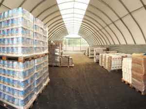 Tunnel de stockage industriel