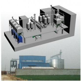 Réalisation usine d'aliment industriel